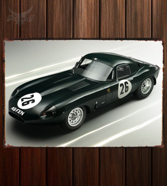 Металлическая табличка Jaguar E-Type Lightweight Coupe (Series I)